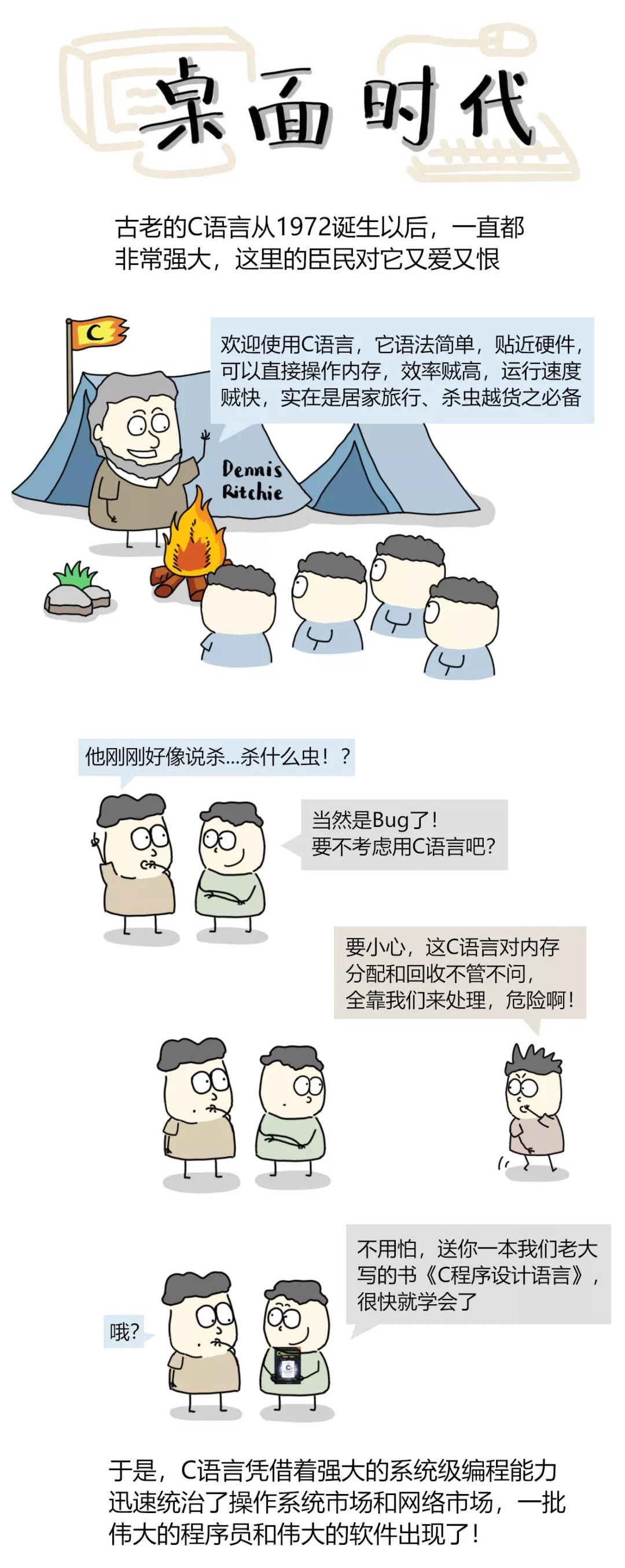 漫画:为什么C语言永不过时?